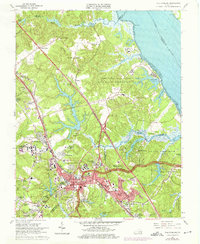 Williamsburg 1965 topographic map thumbnail