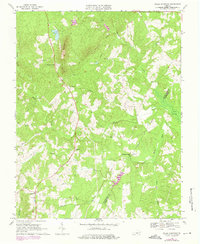 Willis Mountain 1968 topographic map thumbnail