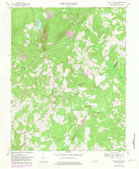 Willis Mountain 1968 topographic map thumbnail
