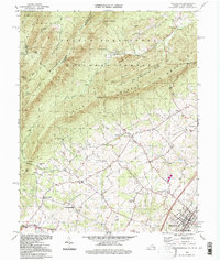 Woodlawn 1994 topographic map thumbnail