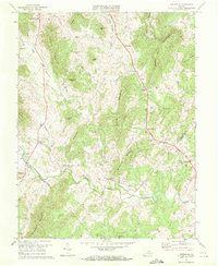 Woodville 1971 topographic map thumbnail