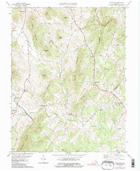 Woodville 1971 topographic map thumbnail