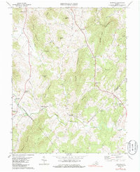Woodville 1971 topographic map thumbnail