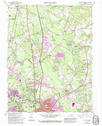 Yellow Tavern 1963 topographic map thumbnail