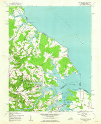 Yeocomico River topographic map thumbnail