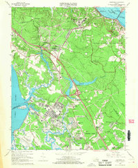 Yorktown 1965 topographic map thumbnail