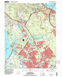 Yorktown 1994 topographic map thumbnail