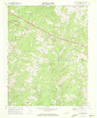 Zion Crossroads 1970 topographic map thumbnail