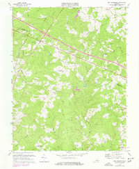 Zion Crossroads 1970 topographic map thumbnail