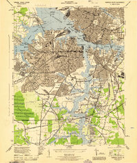 Norfolk South 1944 topographic map thumbnail