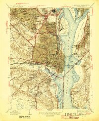 Alexandria 1945 topographic map thumbnail