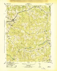 Amelia 1943 topographic map thumbnail