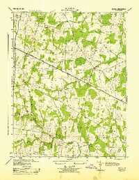 Arcola 1944 topographic map thumbnail