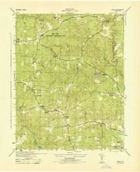 Beach 1944 topographic map preview