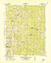 Belmont 1942 topographic map thumbnail