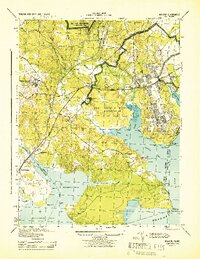 Belvoir 1944 topographic map thumbnail