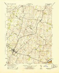 Berryville 1944 topographic map thumbnail