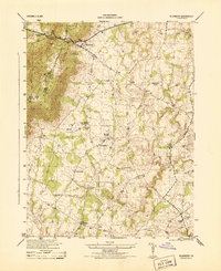 Bluemont 1944 topographic map thumbnail