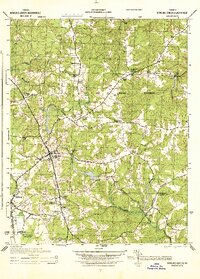 Bowling Green 1942 topographic map thumbnail