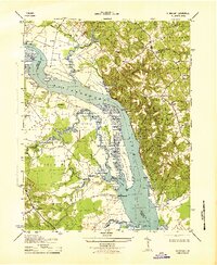 Champlain 1943 topographic map thumbnail