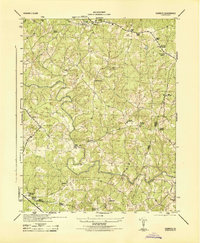 Dabneys 1944 topographic map thumbnail