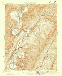 Falling Spring 1932 topographic map preview