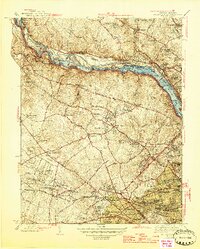 Falls Church 1945 topographic map thumbnail