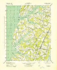 Franktown 1943 topographic map thumbnail