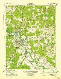 Fredericksburg 1944 topographic map thumbnail