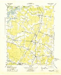 Hallwood 1943 topographic map thumbnail