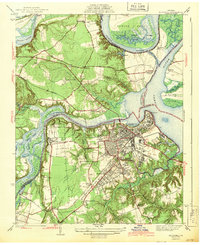 Hopewell 1943 topographic map thumbnail