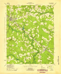 Ivor 1945 topographic map thumbnail