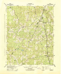 Ladysmith 1942 topographic map thumbnail