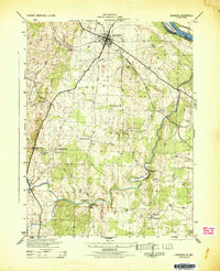 Leesburg 1944 topographic map thumbnail
