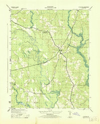 Littleton 1943 topographic map thumbnail