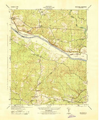 Midlothian 1944 topographic map thumbnail