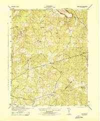 Mine Run 1944 topographic map thumbnail