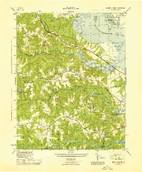 Mount Landing 1944 topographic map thumbnail