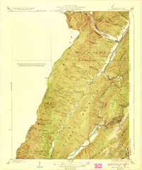 Mountain Grove 1933 topographic map thumbnail