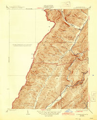 Mountain Grove 1933 topographic map thumbnail