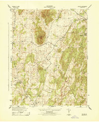 Orlean 1944 topographic map preview