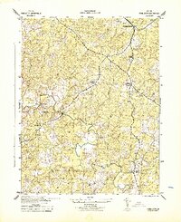 Pendleton 1943 topographic map thumbnail
