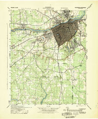 Petersburg 1944 topographic map preview