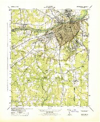 Petersburg 1944 topographic map preview