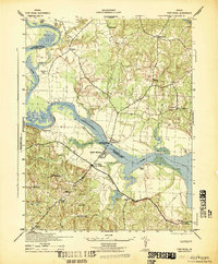 Port Royal 1942 topographic map thumbnail