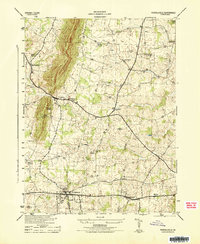 Purcellville 1944 topographic map thumbnail