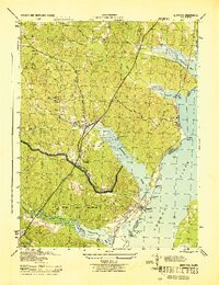 Quantico 1944 topographic map thumbnail