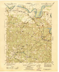 Rappahannock Academy 1942 topographic map thumbnail