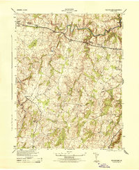 Rectortown 1944 topographic map thumbnail