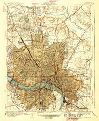 Richmond 1939 topographic map thumbnail